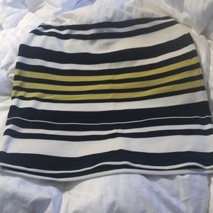 Ann taylor striped skirt